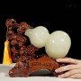 QUÀ TẶNG PHONG THỦY - HỒ LÔ NGỌC ONYX XANH KÈM ĐẾ (4)