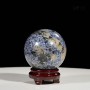 QUẢ CẦU XANH BIỂN LAPIS LAZULI 1,45KG - 10,4CM
