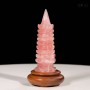THÁP VĂN XƯƠNG THẠCH ANH HỒNG 13CM