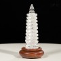 THÁP VĂN XƯƠNG THẠCH ANH TRẮNG 13,5CM