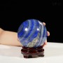 QUẢ CẦU XANH BIỂN LAPIS LAZULI 2,33KG - 11,4CM
