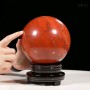 CẦU NGỌC BÍCH ĐỎ JASPER 4,39KG - 14,5CM