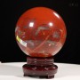 CẦU NGỌC BÍCH ĐỎ JASPER 6,21KG - 16,2CM