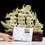 THUYỀN BUỒM - THUẬN BUỒM XUÔI GIÓ NGỌC ONYX XANH 46CM
