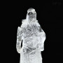TƯỢNG QUAN CÔNG THẠCH ANH TRẮNG 17CM