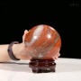 CẦU NGỌC BÍCH ĐỎ JASPER 1,54KG - 10,4CM