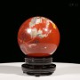CẦU NGỌC BÍCH ĐỎ JASPER 3,83KG - 14CM