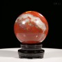 CẦU NGỌC BÍCH ĐỎ JASPER 4,39KG - 14,5CM