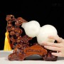 QUÀ TẶNG PHONG THỦY - HỒ LÔ NGỌC ONYX TRẮNG KÈM ĐẾ