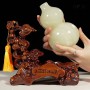 QUÀ TẶNG PHONG THỦY - HỒ LÔ NGỌC ONYX XANH KÈM ĐẾ (4)
