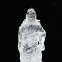 TƯỢNG QUAN CÔNG THẠCH ANH TRẮNG 17CM