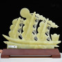 THUYỀN BUỒM - THUẬN BUỒM XUÔI GIÓ NGỌC ONYX XANH 40CM