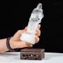 TƯỢNG QUAN CÔNG THẠCH ANH TRẮNG 17CM
