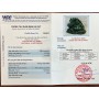 TƯỢNG DI LẶC NGŨ PHÚC THẠCH ANH XANH 9,87KG KÈM ĐẾ GỖ
